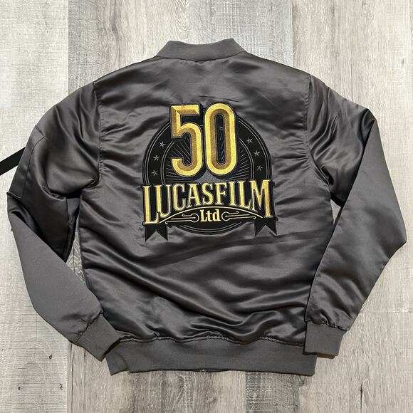 Star Wars Jackets & Blazers - Lucas Film 50th Anniversary Star Wars Bomber Jacket Her Universe NWT Sz S/M